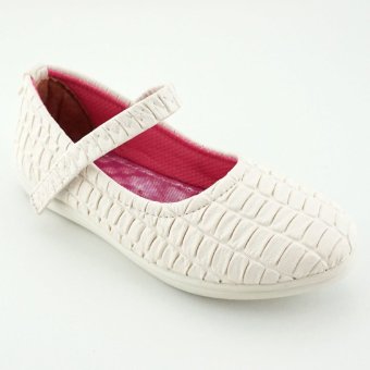 trendishoes sepatu anak perempuan flat kulit motif putih lazada indonesia trendishoes sepatu anak perempuan flat kulit motif putih lazada indonesia