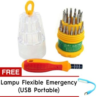trends mini set obeng 31 in 1 multifungsi gratis usb led trends mini set obeng 31 in 1 multifungsi gratis usb led