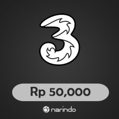 Tri Pulsa Electric 3 Three - Reg Rp. 50.000