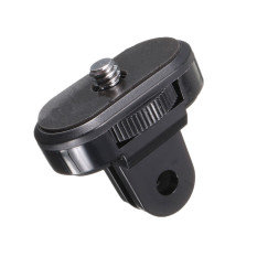 Tripod Mount Adapter For Sony Action Cam Camera For GoPro Mount To 1/4' Thread Black - INTL