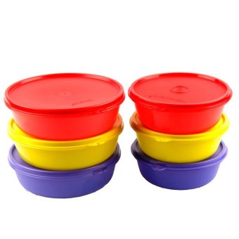 tupperware multi bowl 6pcs multi colour lazada indonesia tupperware multi bowl 6pcs multi colour lazada indonesia