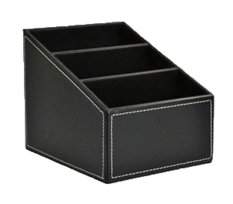 TV Guide Holder Remote Controller Organizer Storage Box Desk Caddy (Black) (Intl)
