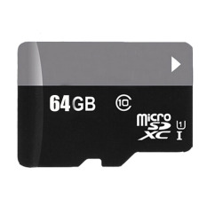UHS-I technology 64GB High-Performance MicroSDHC Memory Card + Free Card Reader - Intl