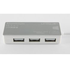 uNiQue USB Hub 2.0 4-port Aluminium Box U2-15 Grey