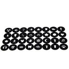 Universal Bokeh Master Kit Blur Filter for Camera 32 in 1 - Hitam