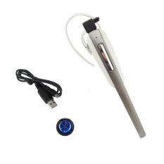 Universal Handsfree Bluetooth Stereo Headset for Samsung J3 - Silver