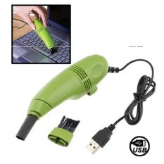 Universal Mini USB Vacuum Keyboard Cleaner for Laptop Computer PC - Green