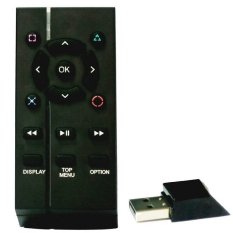 Universal Remote Control Wireless Playstation 4 for Media Player / PS4 2.4 GHz - Hitam