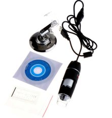 USB Digital Microscope Zoom Magnifier Camera PC 50X-500X 8 LED Light (Intl)
