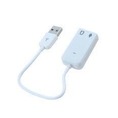 USB Full-Speed Virtual 7.1 Channel Audio Sound Card Adapter LED Indicator