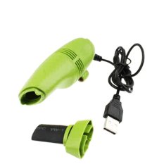 USB Mini Vacuum Keyboard Cleaner for Laptop Computer PC - MK02 - Hijau