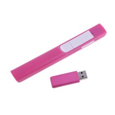 USB Wireless Remote Control Presentation Laser Pointer Powerpoint PPT Pink - Intl