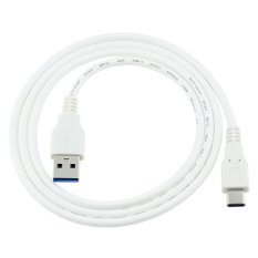 USB3.1 AM to Type-c 1M Data Cable for Tablet/Phone/Hard Disk Drive White - Intl