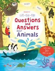 Usborne Lift The Flap Q&A About Animals (Buku Edukasi Bahasa Inggris Anak Import)