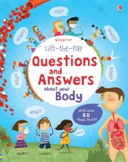 Usborne Lift The Flap Q&A About Body (Buku Edukasi Bahasa Inggris Anak Import)