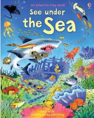Usborne See Inside Under The Sea (Buku Edukasi Bahasa Inggris Import Anak)