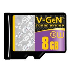 V-Gen Memory Micro SD 8GB Class 10 Turbo Series (No Adapter)
