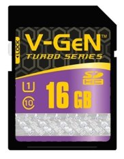 V-Gen SD Card 16GB Class 10 Turbo Series