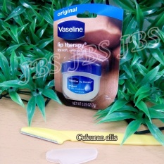 Vaseline Lip Therapy Original - 7gr + Cukuran Alis - 1 Pcs