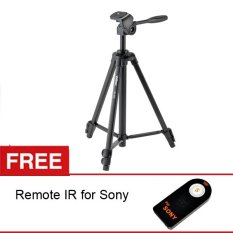 Velbon Tripod EX-230 - Hitam - Free IR Remote Shutter for Sony