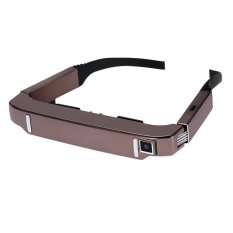 VISION-800 Smart Android WiFi Glasses 80 Inch Virtual Wide Screen Video Glasses Portable 3D Glasses Private Theater with 5MP HD Camera Bluetooth 4.0 Intelligent Media Player (Rose Gold)
