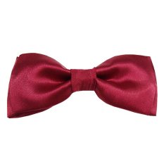 VM Dasi Kupu Kupu Polos Two Layers Merah Maroon