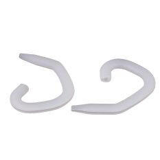 Vococal 1 Pair Universal Silica Gel Sport Ear Hook Loop Cable Hanger for Round Wire Earphones Headset (White) - Intl