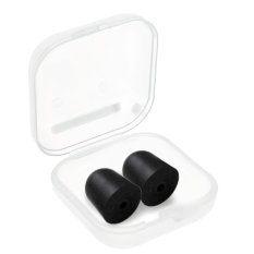 Vococal 1 Pair Universal Soft Sponge Earbuds Ear Plugs Earphone Reduce Noise Earplug Black with TPU Pack Box (Intl)