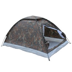 Waterproof Outdoor Single Layer Camouflage Camping Tent for 2
People&nbsp;&nbsp;