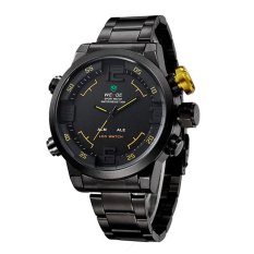 Weide Brand Men Sports Watches DIgital & Analog Display Military Wrist Watch (Black)