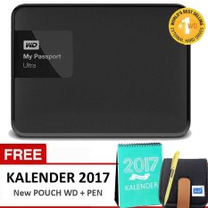 Western Digital My Passport Ultra New - 2TB - Hitam + Bonus Kalender 2017 + Pouch WD Original + Pulpen