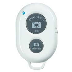 White Bluetooth Remote Control Camera Shutter for iphone Samsung ios android - Intl