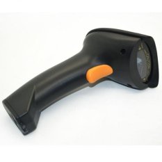 wireless Bluetooth handheld barcode scanner,Hand Held Handheld Visible Laser Scan Barcode ,black (Intl)