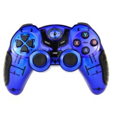 Wireless Game Controller For PC/PS3/Android Smart TV Set-top Boxes Tablet Phones Gamepad(Blue) (Intl)