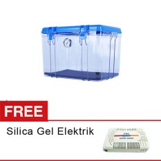 Wonderful DB 2820 Dry Box Kamera - Small - Biru + Gratis Silica Gel Elektrik