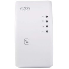 WR01 Portable Mini Wall-Plug Wireless Wifi 300Mbps Range Router Repeater Signal Amplifier Extender Booster White UK Plug - Intl