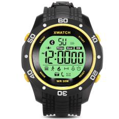X-Watch Smart Watch Outdoor IP67 Luminous Screen Call SMS Reminder Pedometer Calorie Monitor Remote Camera Yellow - Intl