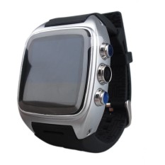 X01 Waterproof 5.0 MP Camera Android 4.2.2 Smart Watch Wrist Wrap Watch Phone (Silver) - Intl