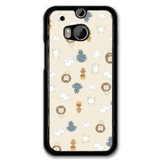 Y&M Cartoon Elephant Lion Design Case for Shells for HTC One M8 Multicolor