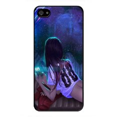 Y&M Cell Phone Case For iPhone 5/5s New Cartoon Painting Cover (Multicolor)