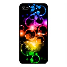 Y&M Colorful Bubble Lights Phone Case for Iphone 5/5S (Black)
