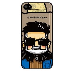 Y&M Hi Man What is Up Back Case for iPhone 5/5s (Multicolor)