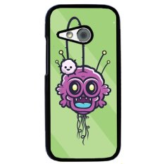 Y&M Phone Case For HTC One M8 Mini Pink Monster Green Printed Cover (Multicolor) - Intl