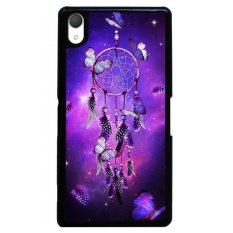 Y&M Purple Dream Cather Butterfly Case for Sony Xperia Z4 Black