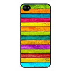 Y&M Rainbow Wooden iPhone 5/5s Phone Cover (Multicolor)