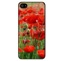 Y&M Red Carnation Flowers Phone Case for iPhone 5/5s (Multicolor)