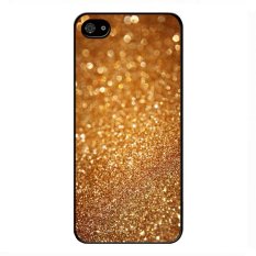 Y&M Shining Bling Gold Printed Phone Case For iPhone 5/5s (Multicolor)