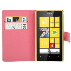 Zebra Pattern Leather Case with Credit Card Slot and Holder for Nokia Lumia 520 (Black/White) (Intl)