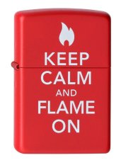 Zippo 28671 Keep Calm & Flame On Original USA