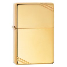 Zippo Original 270 Vintage with Slashes High Polish Brass